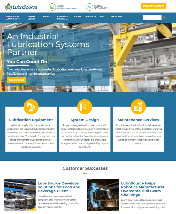 Lubrication System Design, Parts and Service Partner, LubriSource