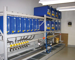 Picture of Eli Lilly Lube Room in which IFH (now LubriSource Fluid Handling) systems were used LubriSource purchased IFH in 2023.